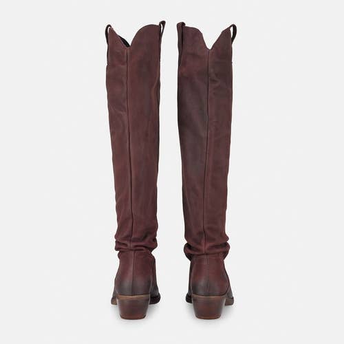 Women´S Leather Biker Boots - El Paso B921 Nobuck Botte for wholesale on Faire3