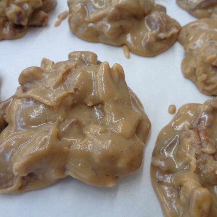 Southern Pecan Pralines 10 and 18 Piece Box for wholesale by Bear Creek Candy Kitchen