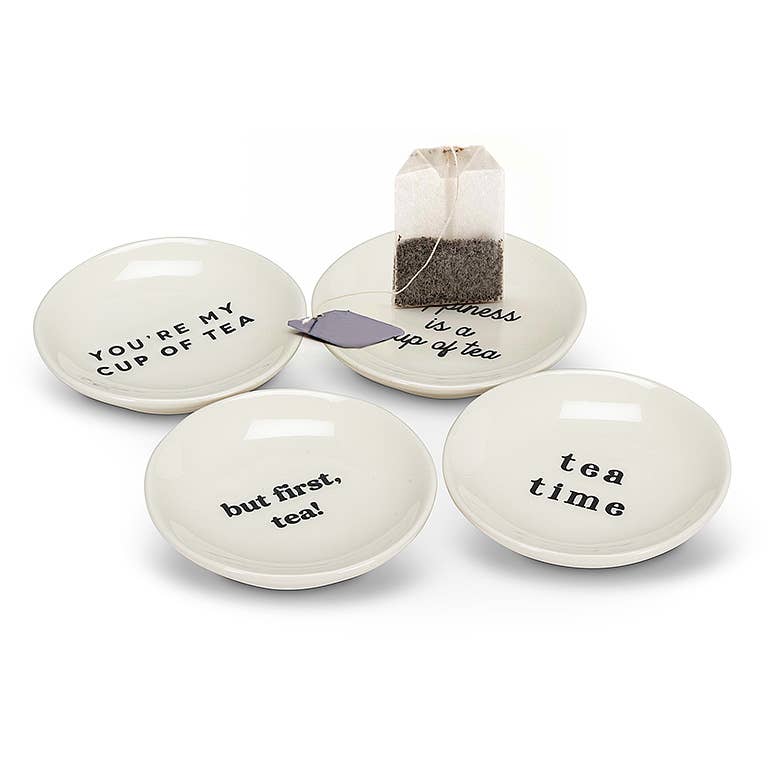 Abbott - Venta al por mayor Bandejas/platos/boles decorativos - Plato pequeño Tea Time, 3.5 pulgadas de profundidad3