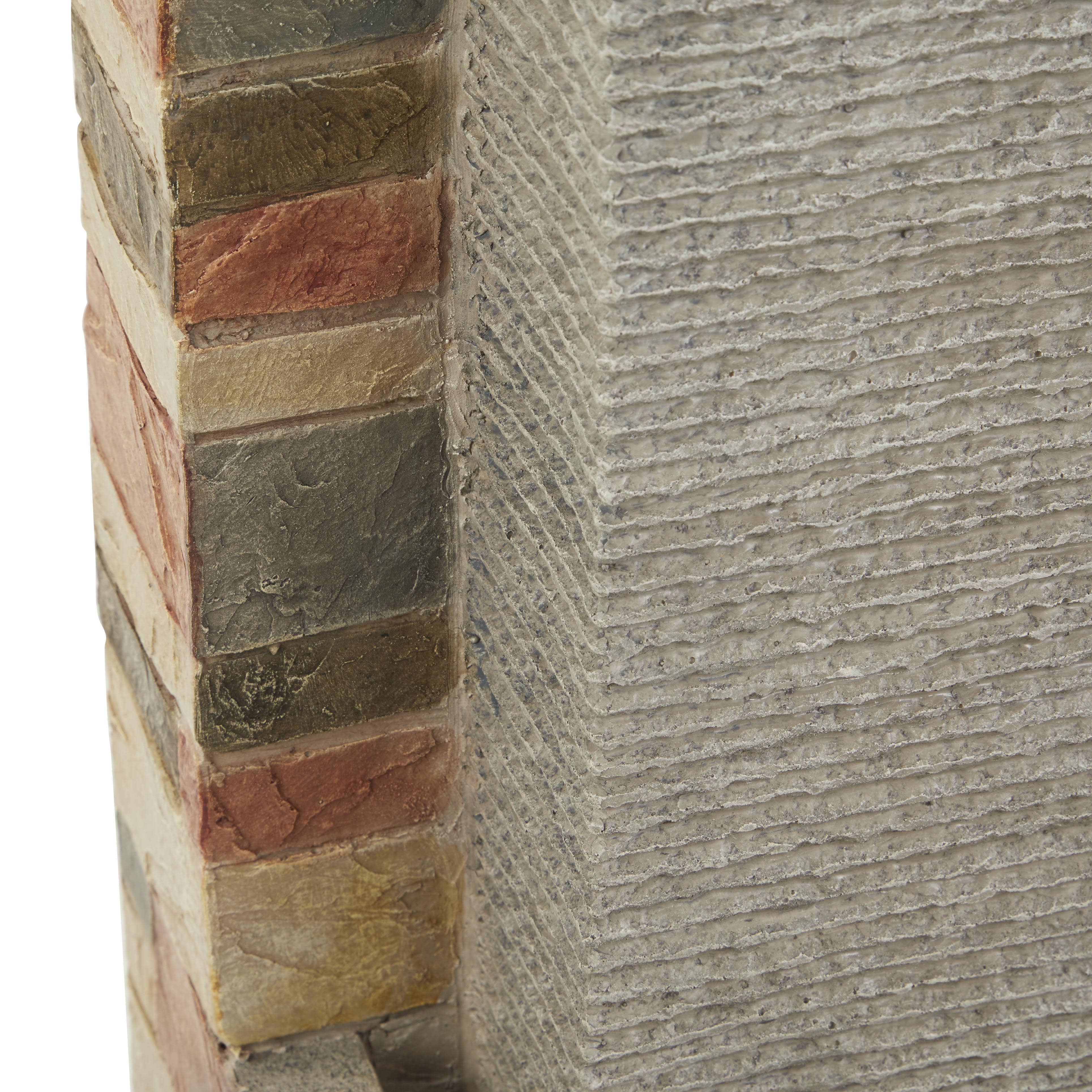 Import Corner - Wholesale Outdoor Ornament/Decor - A-40495: POLYSTONE WALL FOUNTAIN 10"W,16"H4