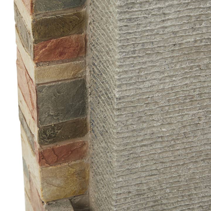 Import Corner - Wholesale Outdoor Ornament/Decor - A-40495: POLYSTONE WALL FOUNTAIN 10"W,16"H4