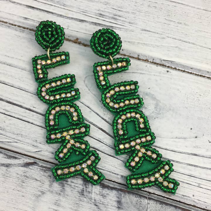 St. Pat's Lucky Earrings for wholesale by SongLily