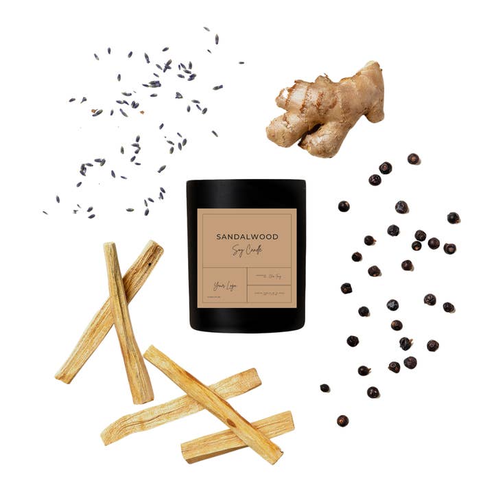 Orglamix - Wholesale Jar/filled candle - Feminine Custom Matte Glass Candle | 65 Hour Burn Time5