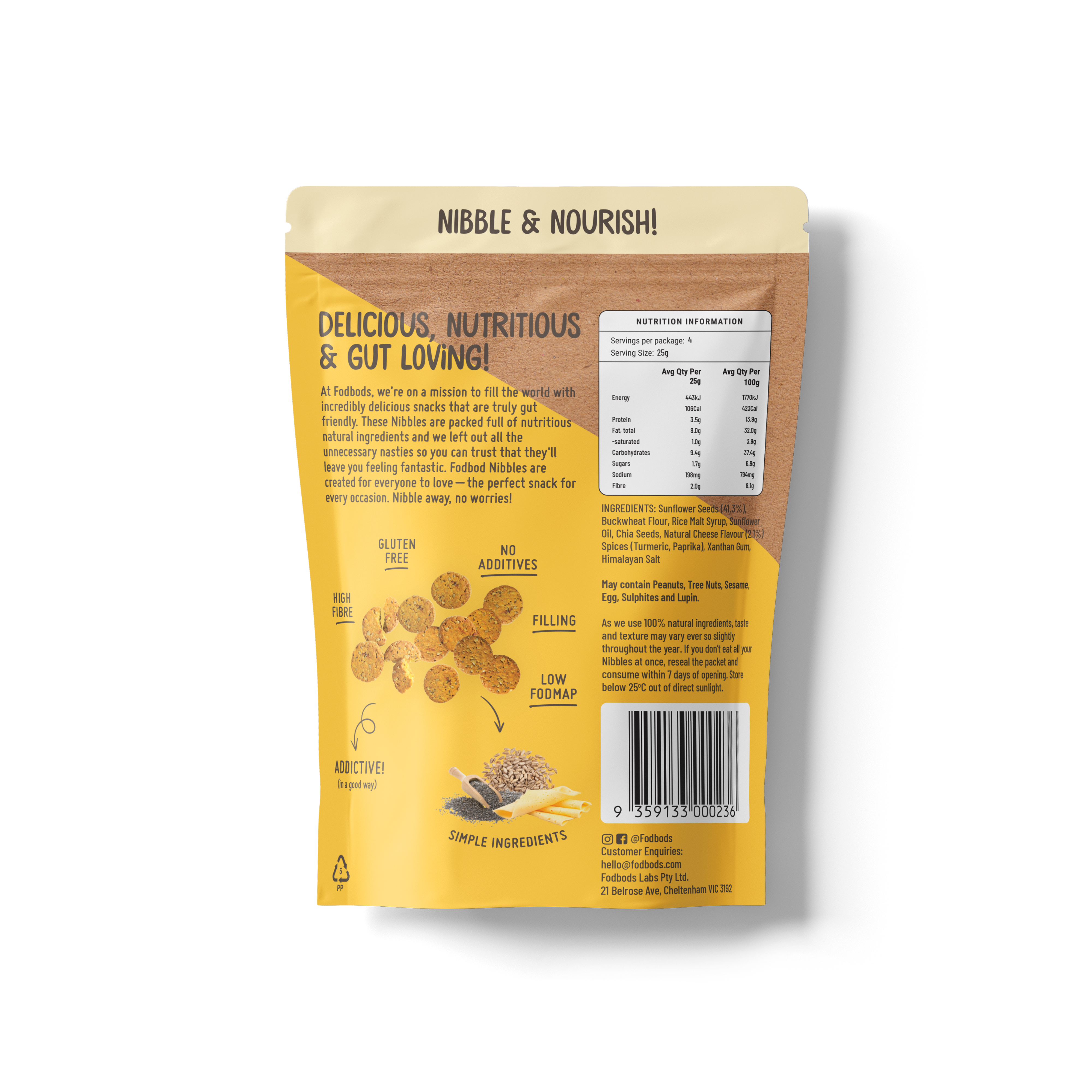 Fodbods - Wholesale Chocolate Covered Sweets - Fodbod Nibbles – Cheesy Cheese – 100g1