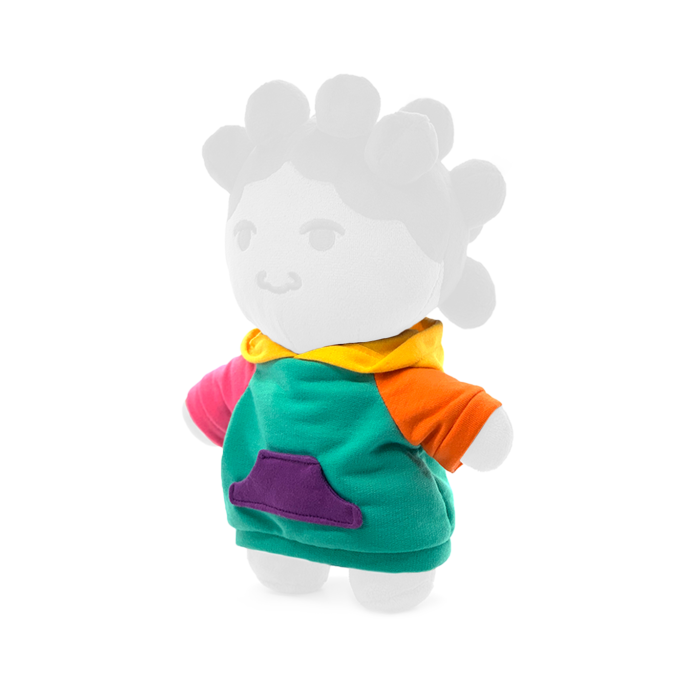 Zuri & Dre - Wholesale Doll Clothing - Kids - Colour-block Doll Hoodie Dress Set3