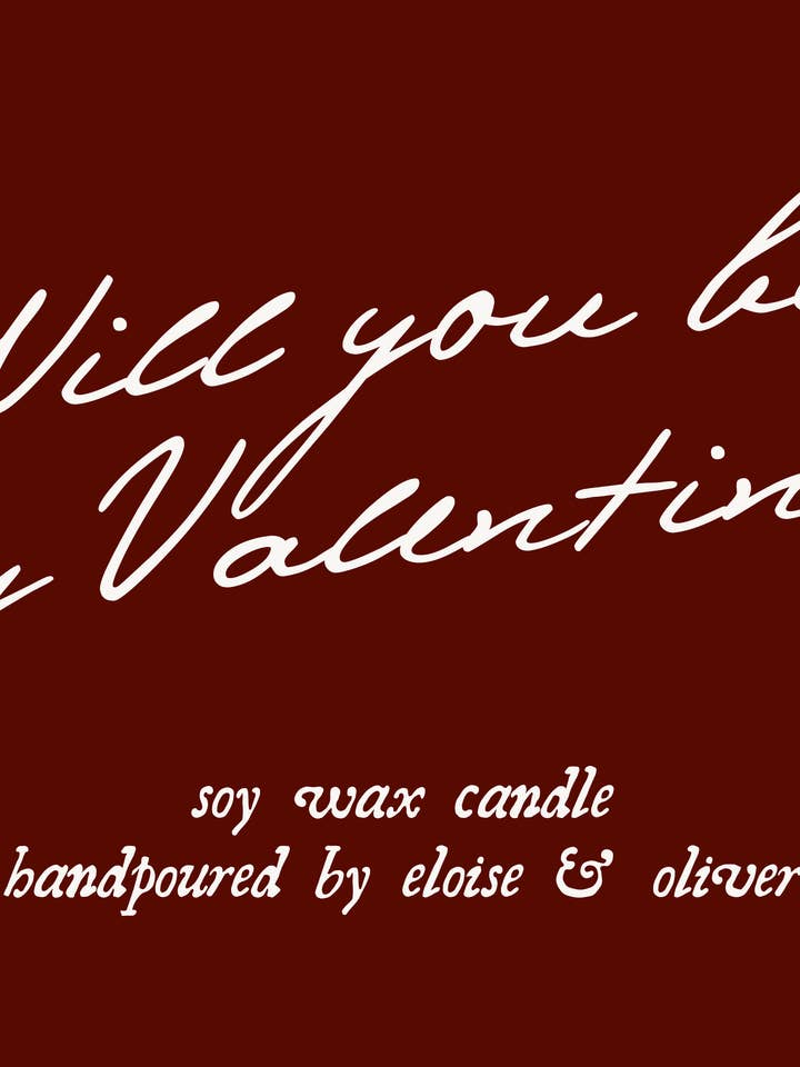 "Will You Be My Valentine?" limited label - Milk and Honey for wholesale by Eloise and Oliver