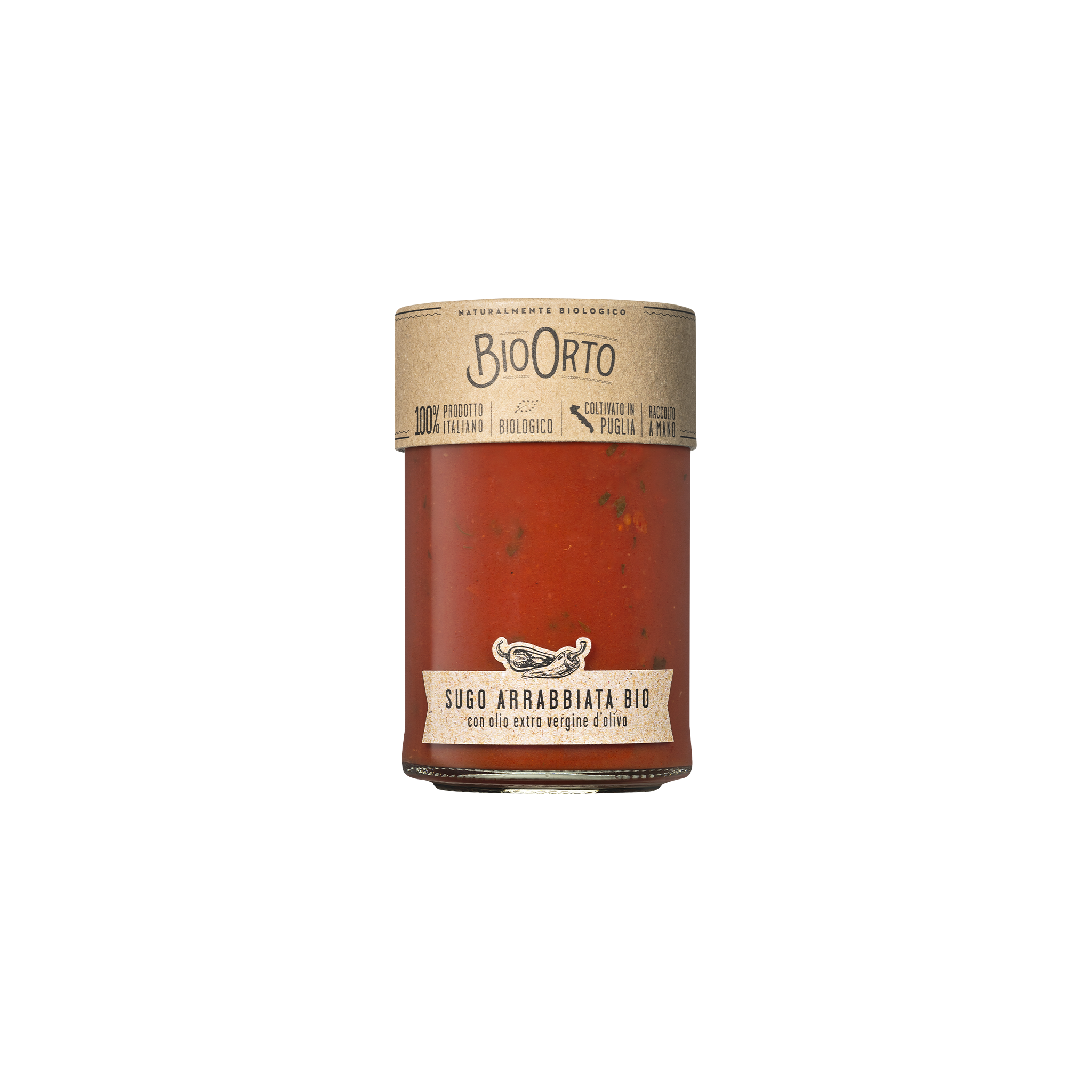Bio Orto Società Cooperativa Agricola - Wholesale Pasta Sauce - Organic Arrabbiata Sauce1