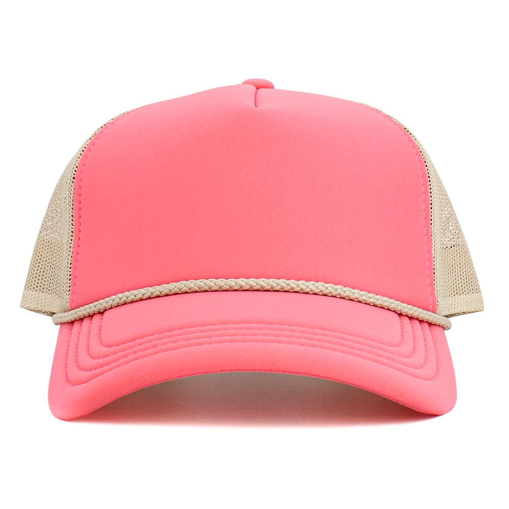 Sensibling Corp. - Wholesale Truckerpet - Dames - Effen tweekleurige truckerpet met mesh achterkant38