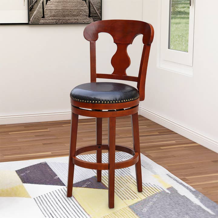 Abble - Wholesale Krukje - 30" hoogte draaibare barkruk, eendelig4