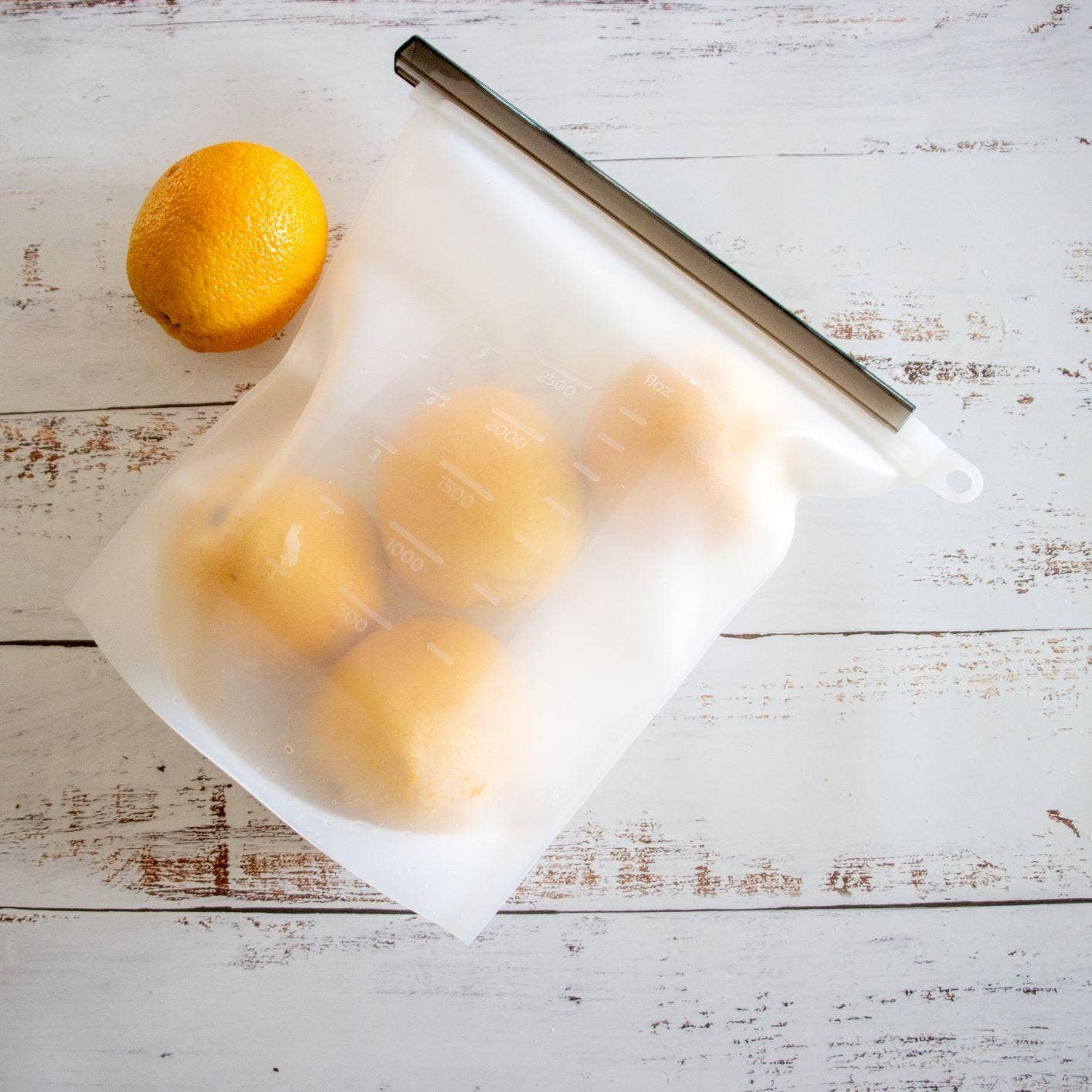 Us and The Earth - Wholesale Food Storage Wrap/Bag - 2500mL - Reusable Food Grade Silicone Zip Lock Food Pouch2