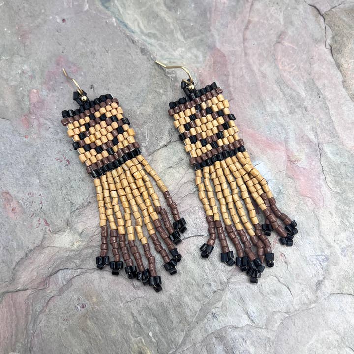Anju Jewelry - Wholesale Tassel Earrings - Seed Bead Tribal Fringe Earrings - Multiple Color Styles8