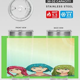 Happy three friend 20#- anime- Tumbler for wholesale by Mugs R Us