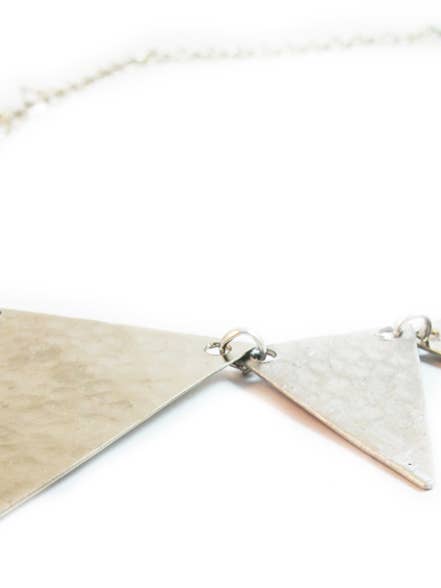 Triangel Silverfärgat Halsband för wholesale av Maisha