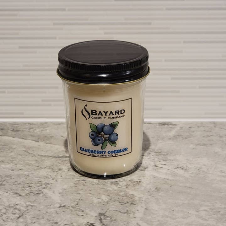 Bayard Candle Company - Wholesale Jar/Filled Candle - Blueberry Cobbler Candle1