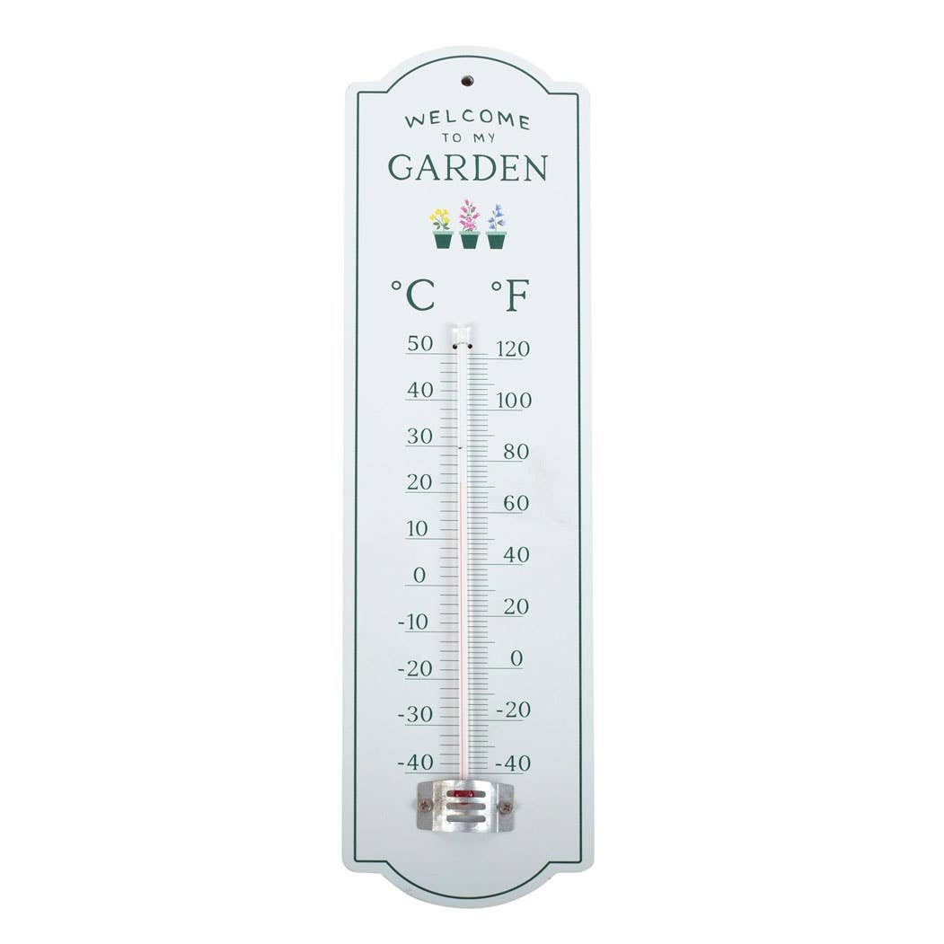 Something Different Wholesale – wholesale Thermometer – Welcome to My Garden Wall Thermometer1