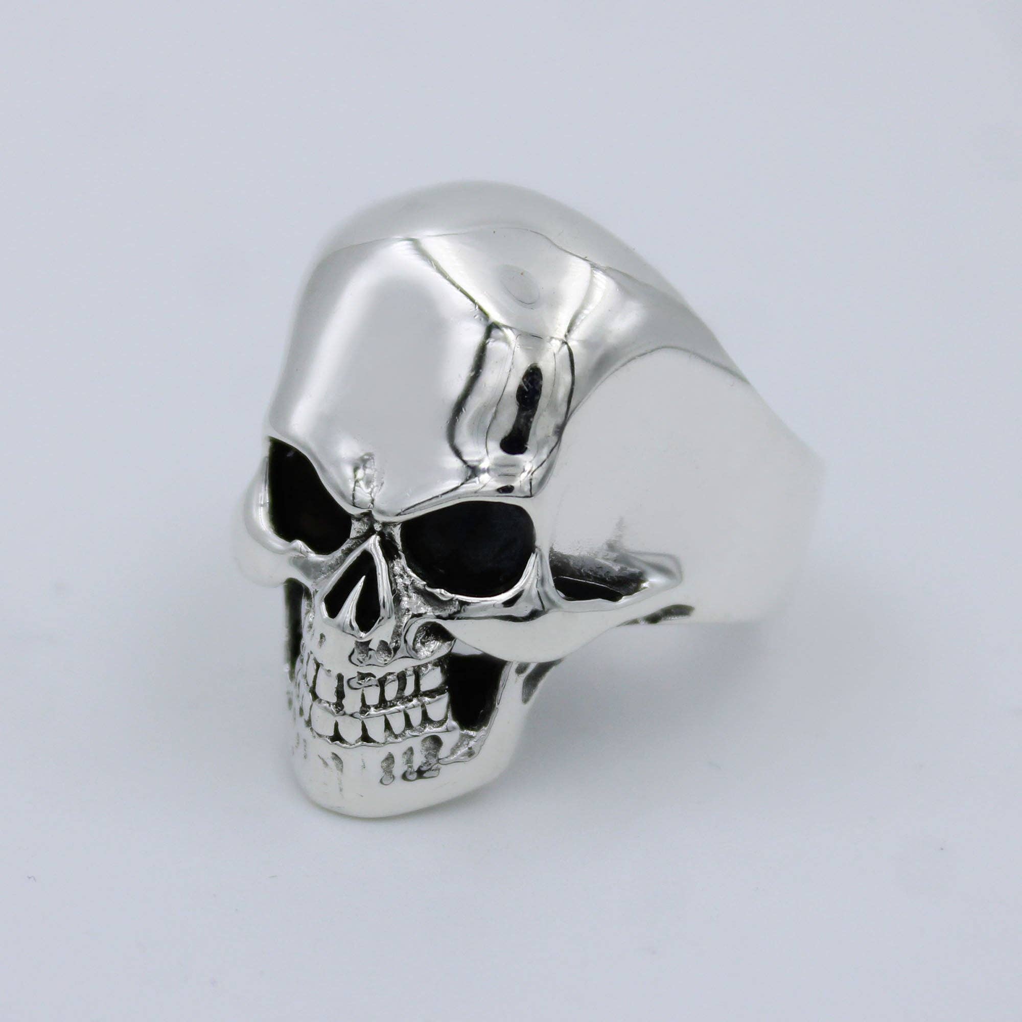 Silvex Jewelry - Wholesale Cocktail/Statement Ring - Gothic Skull Sterling Silver Men Ring - Biker Jewelry2