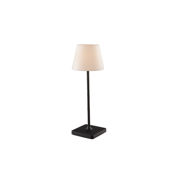Gruppo F.T - Wholesale Accent/Desk Lamp - Battery Operated Jammin LED Table Lamp in Embossed Metal, Dimmable Warm Light1