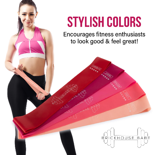 Brickhouse Babe LLC - Wholesale Yoga Strap/Band - Resistance Exercise Bands for Yoga, Pilates, PhysicalTherapy5