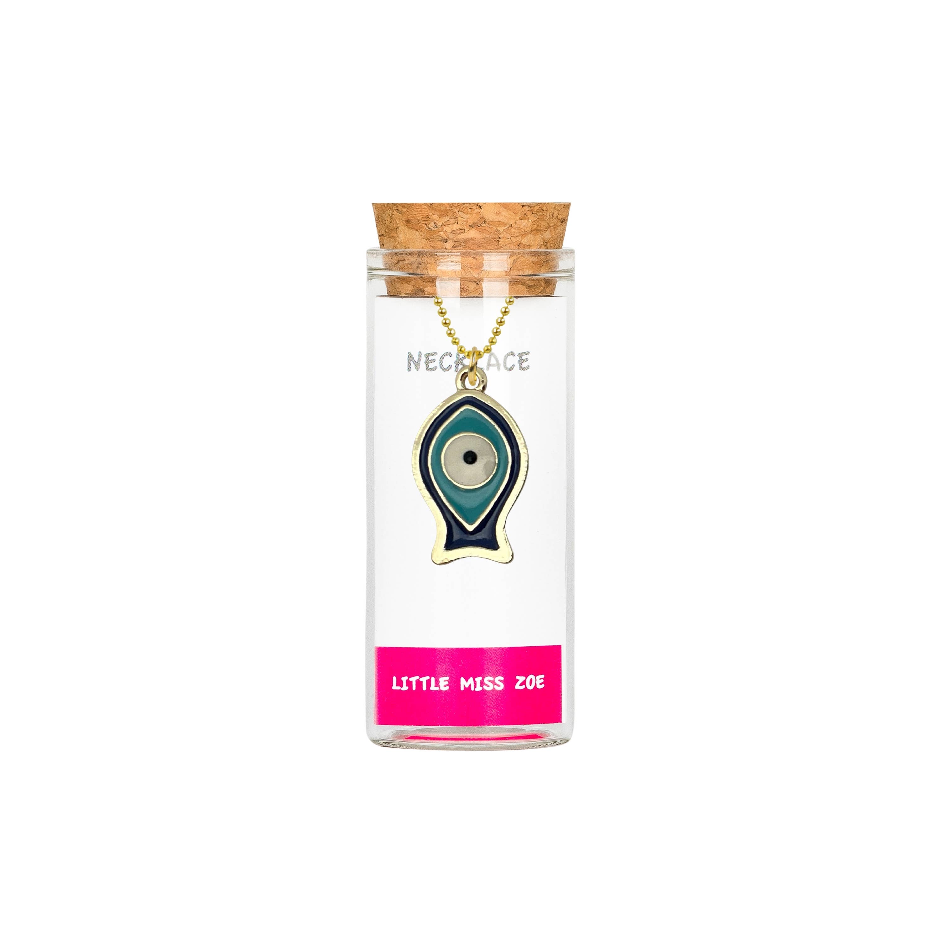 Little Miss Zoe - Wholesale Kids Necklace - Kids - Kids Charm Necklace in a glass bottle43