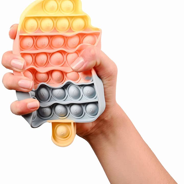 JSBlueRidge Toys - Venta al por mayor Pelota antiestrés - Niños - Juguete Sensorial Pop it Mezcla de Helado para Niños Surtido