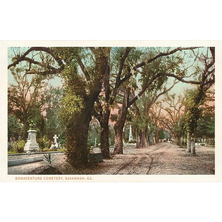 Postcard GA-152 Bonaventure Cemetery, Savannah for wholesale by Found Image Press
