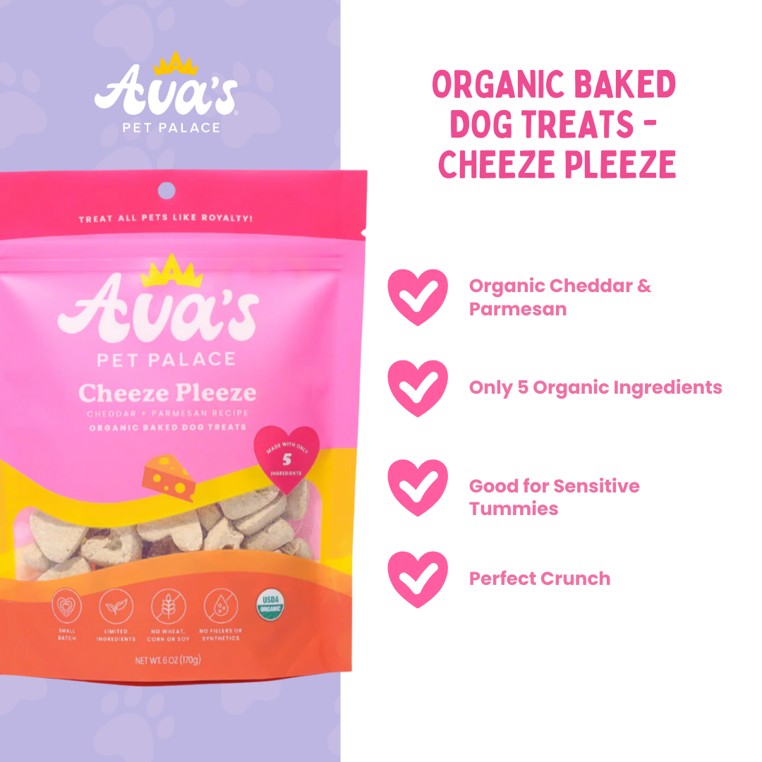 Ava's Pet Palace - Wholesale Pet Treats - Dog - Organic Baked Dog Treats - Cheeze Pleeze1