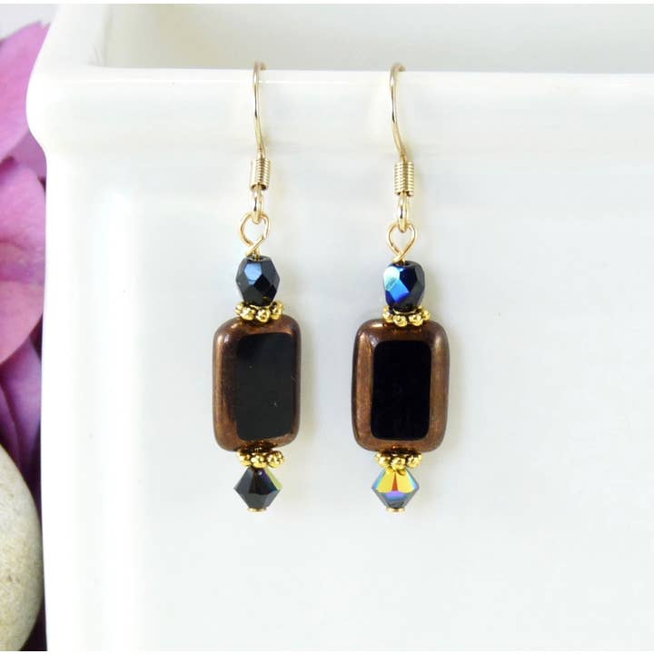 Marlene VanBeek Jewelry - Wholesale Dangle Earrings - Rectangle Earrings - 11 Colors