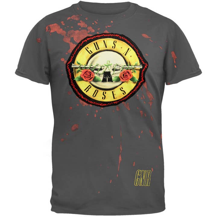 Official Store - Wholesale Screen Printed T-Shirt - Men's - Guns N Roses - Bullet Blood Men's Premium Soft T Shirt
