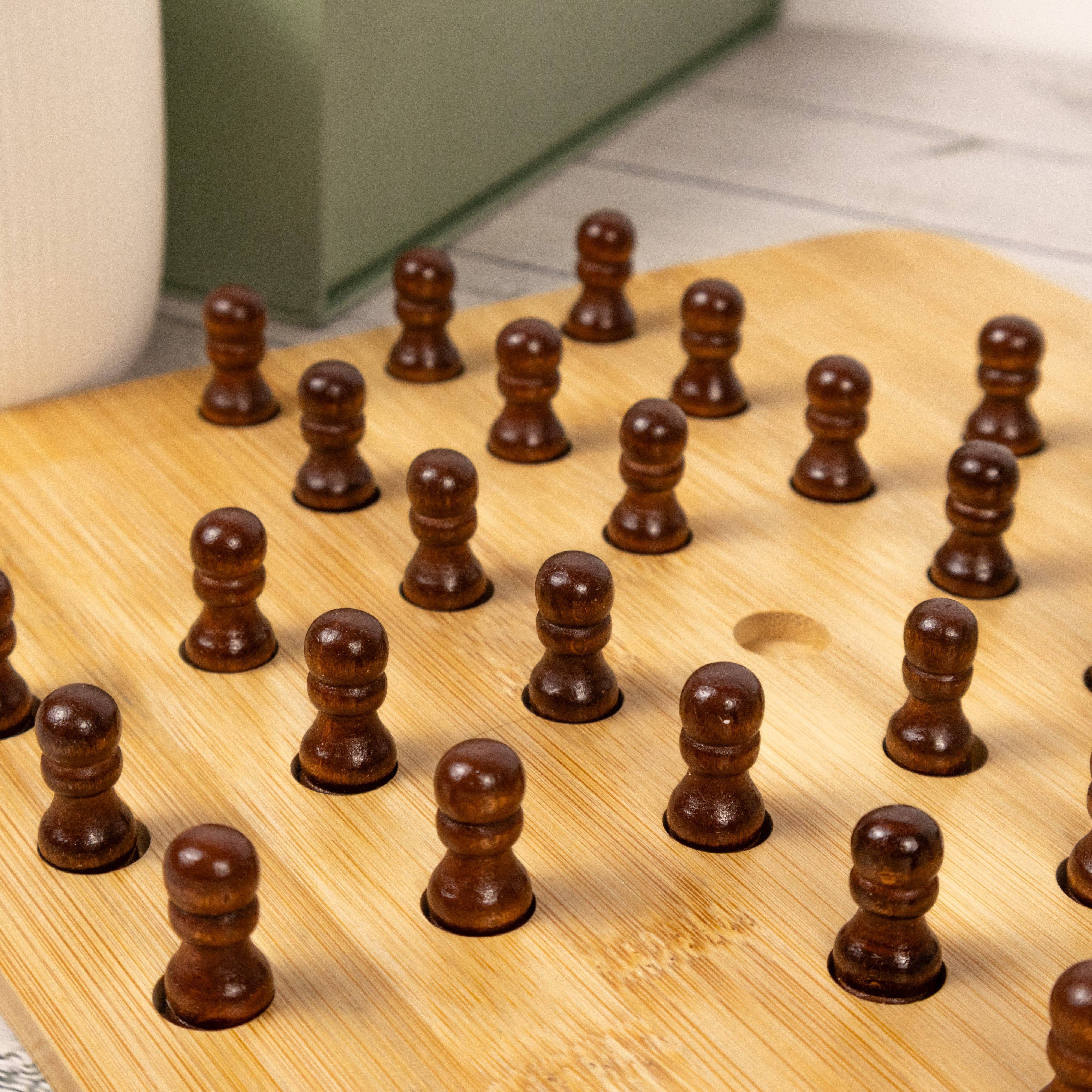 Robert Frederick Ltd – Engroshandel Brætspil – Bambus Solitaire og Sudoku Dobbelt Sæt - Fremstillet med Bæredygtige Materialer6