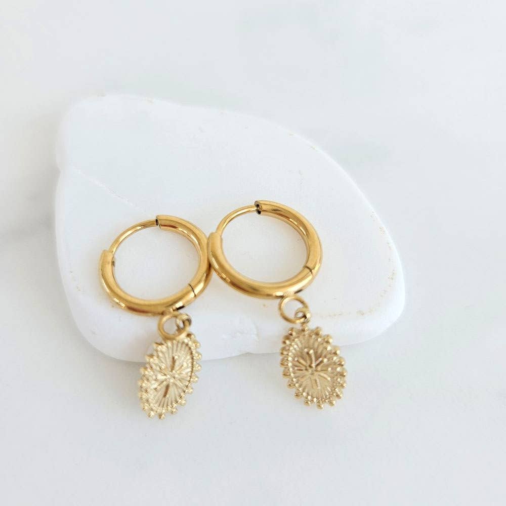 LITCHI - Vendita all'ingrosso Orecchini singoli - Orecchini aura Maya0