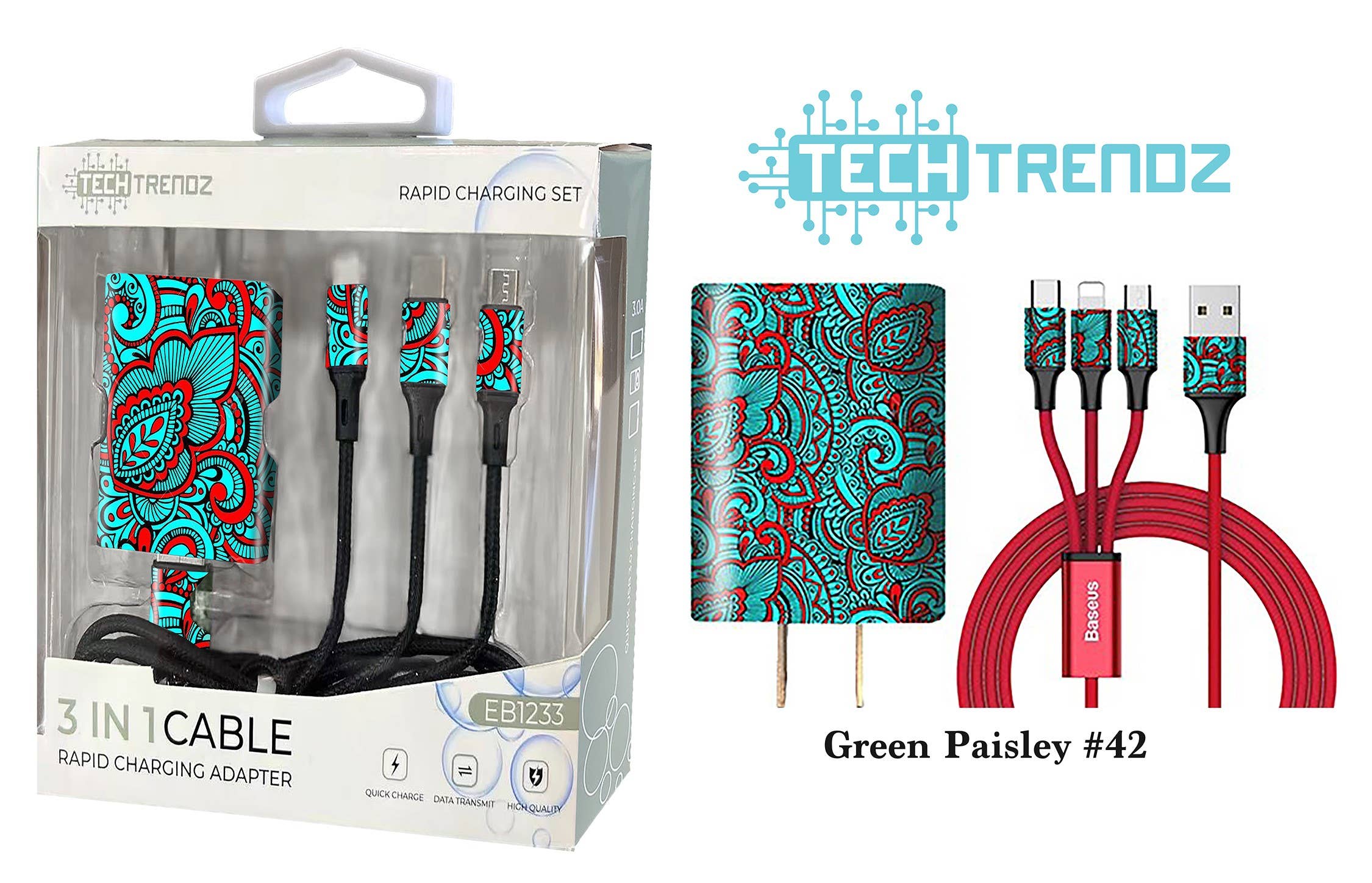 Tech Trendz – wholesale Charging cable – Quick Charging All In One Set29