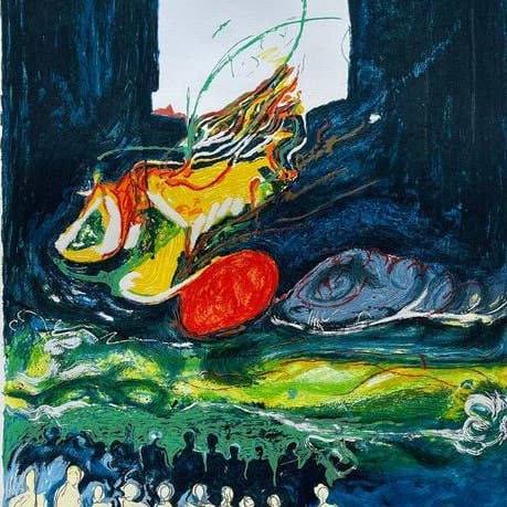 Polluted Darkness | Mario Schifano for wholesale by Arte Focus