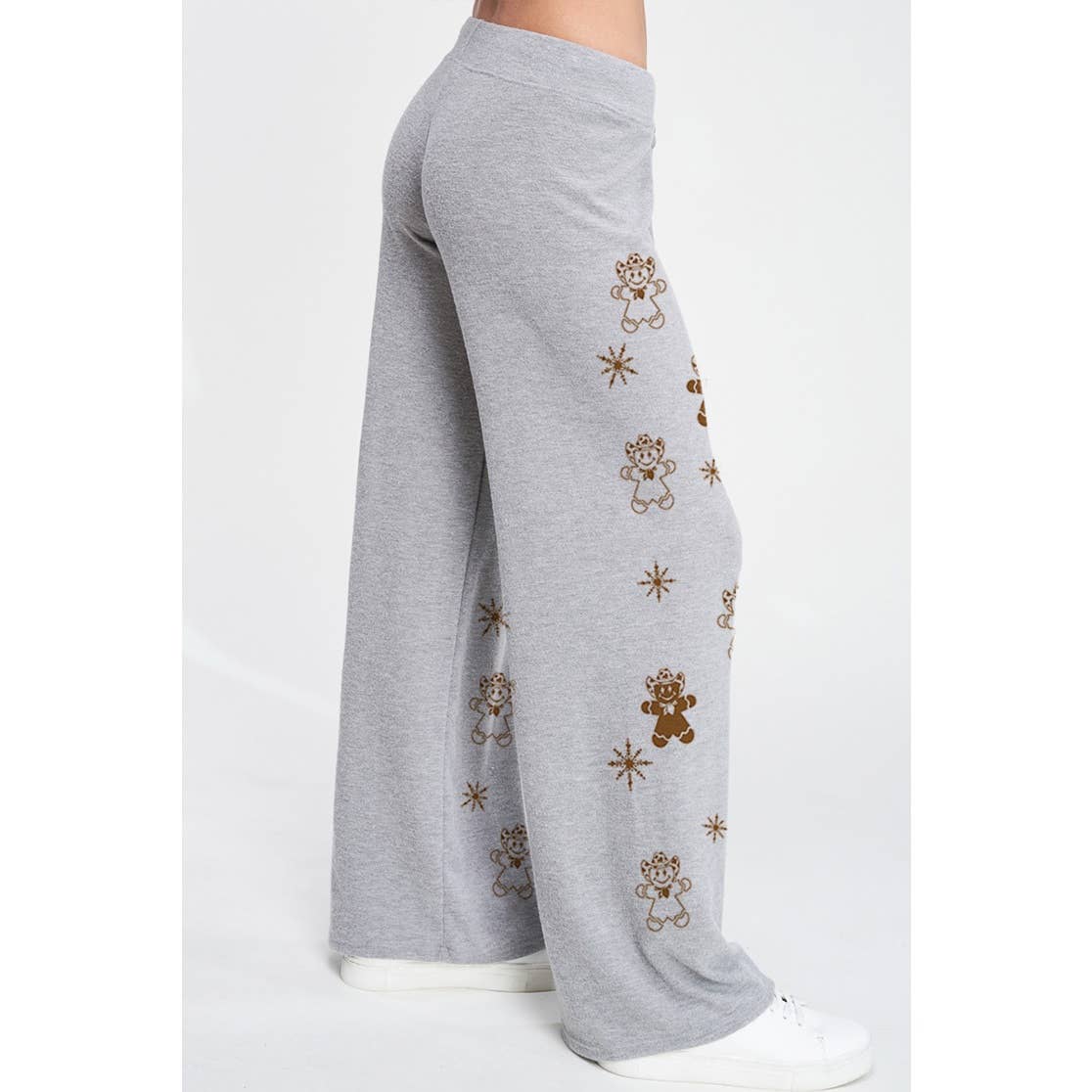 Phil Love – Conjuntos Casual - Mulher por atacado – Conjunto de roupa de lounge macia com estampa natalícia3