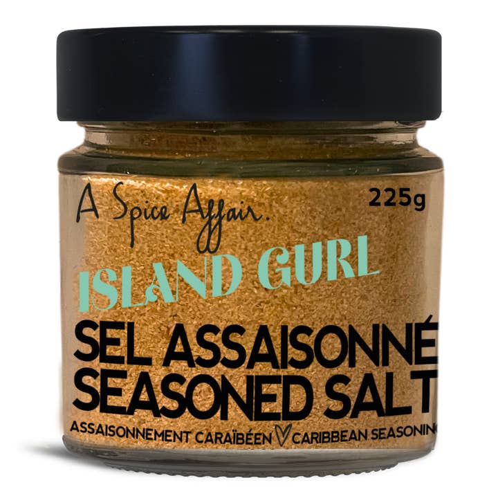 ISLAND GURL SEASONED SALT 225 G (7.9 oz) for wholesale by A Spice Affair