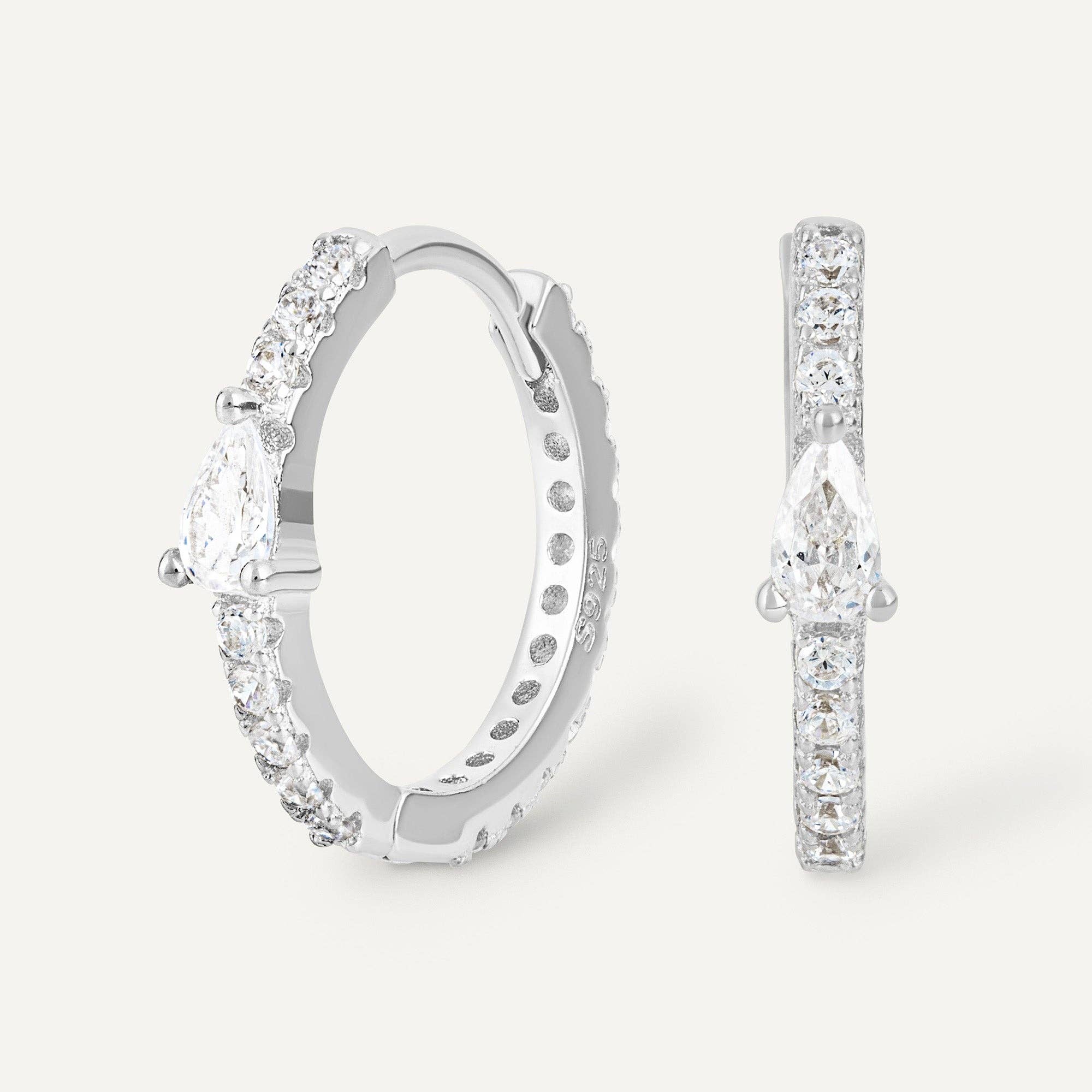 Pohesia - Wholesale Huggie Earrings - ANTALYA EARRING2