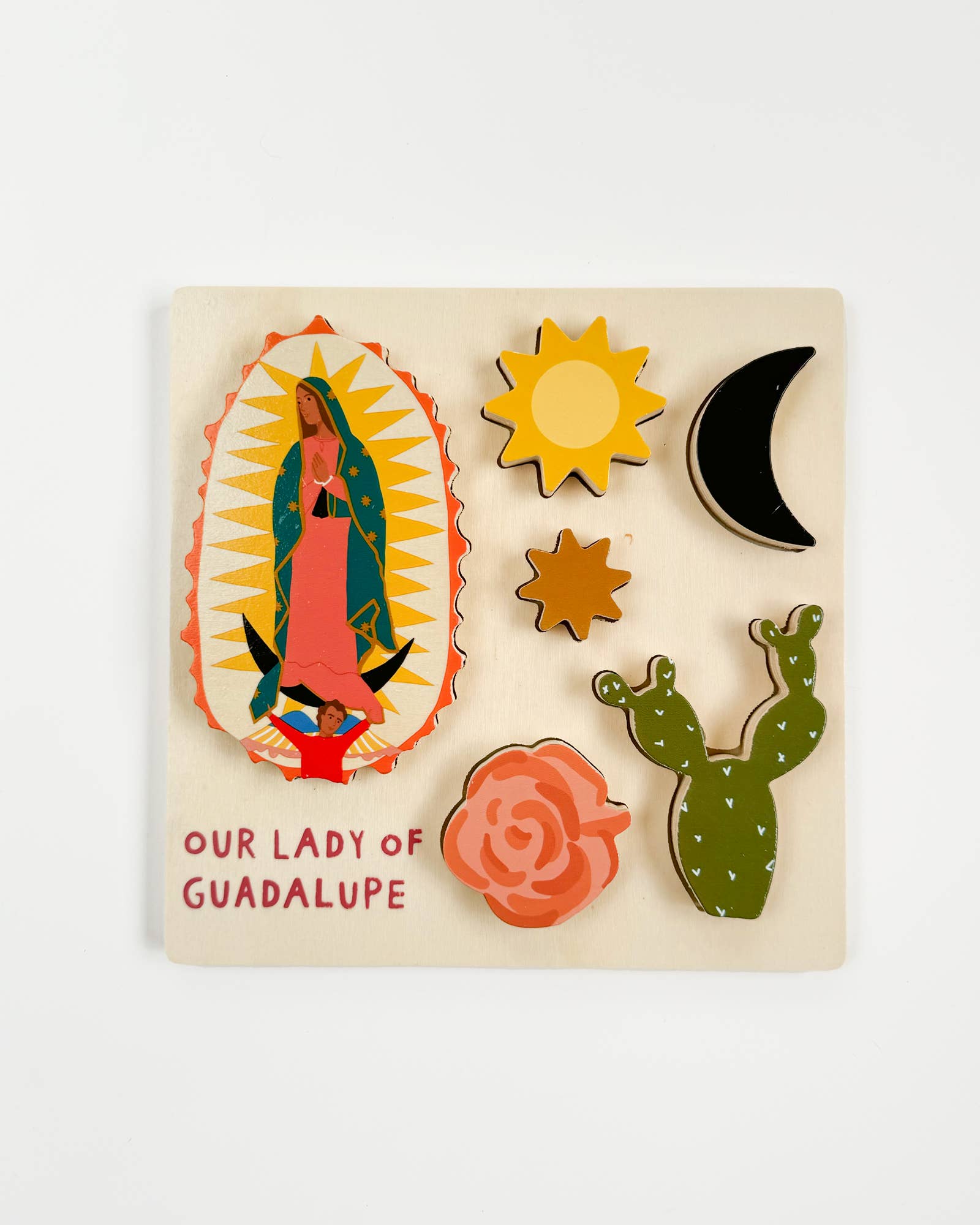 Be A Heart - Wholesale Puzzle – Child - Our Lady of Guadalupe Wooden Puzzle