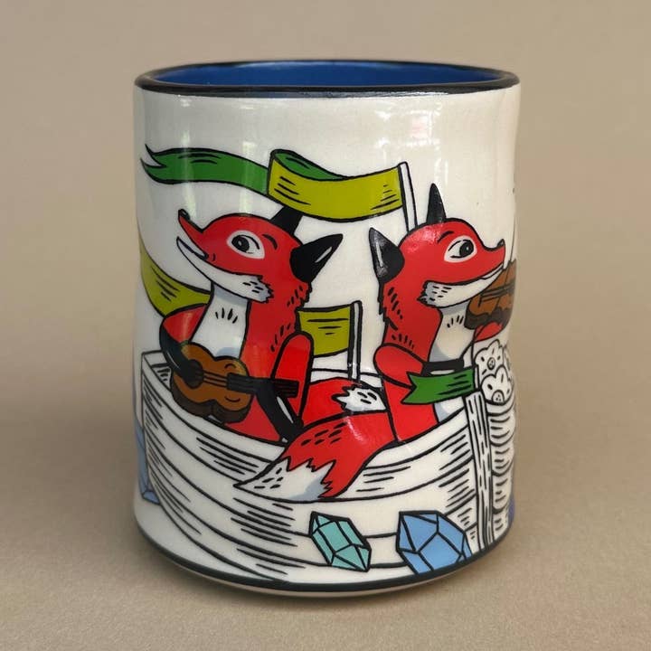 Upon A Sea - Fox - Spark Cup - Large for wholesale by The Bowl Maker