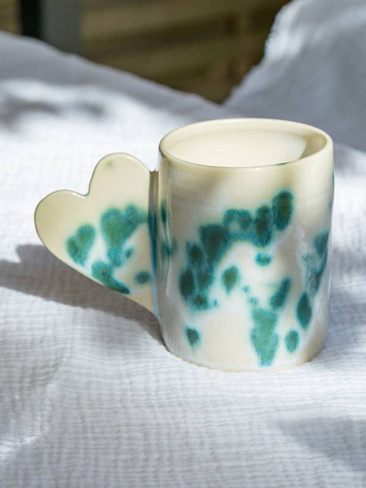 "Chloé" Island Lagoon Mug for wholesale by Laëtitia Fauchere
