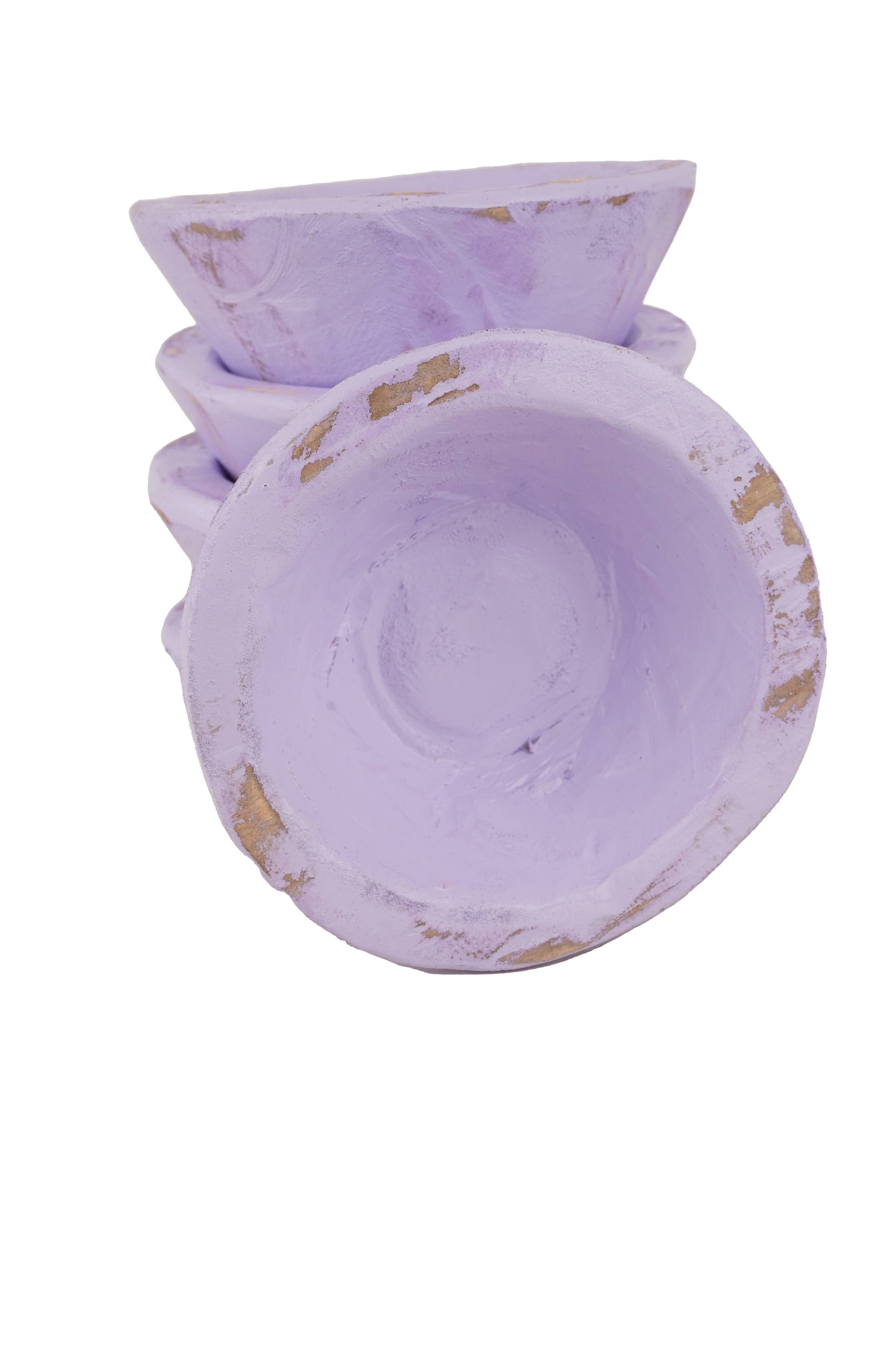 My Amigos Imports - Wholesale Candle holder - Super Mini Stubby Round Dough Bowl-6 in-Stubby Round9