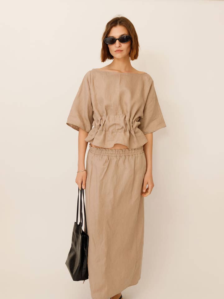 Calla Midi Skirt for wholesale by WUESTE