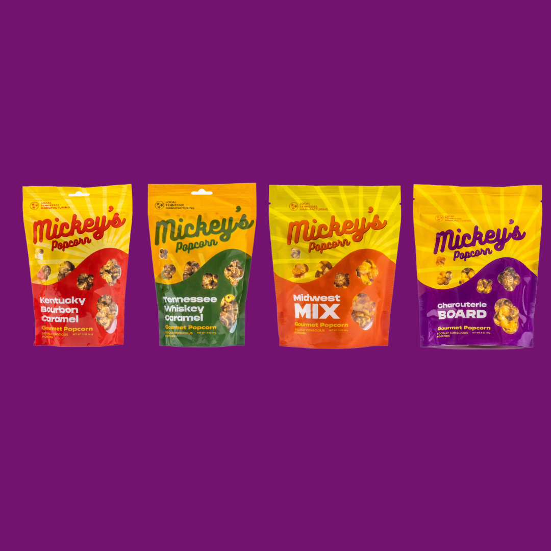 Mickey’s Popcorn - Wholesale Popcorn - Charcuterie Board: Gourmet Caramel Popcorn, Sweet & Savory2