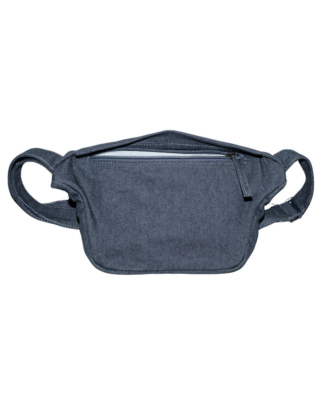 Ethiqana Handmade, Fair Trade Toys Gifts & Décor - Wholesale Belt bag – Women’s - Sustainable Upcycled Crossbody Bum Bag Ash Denim