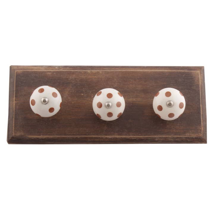 1 Piece Dotted Wall Hooks for Purses Decorative Hangers for wholesale by Daana Paani LLC