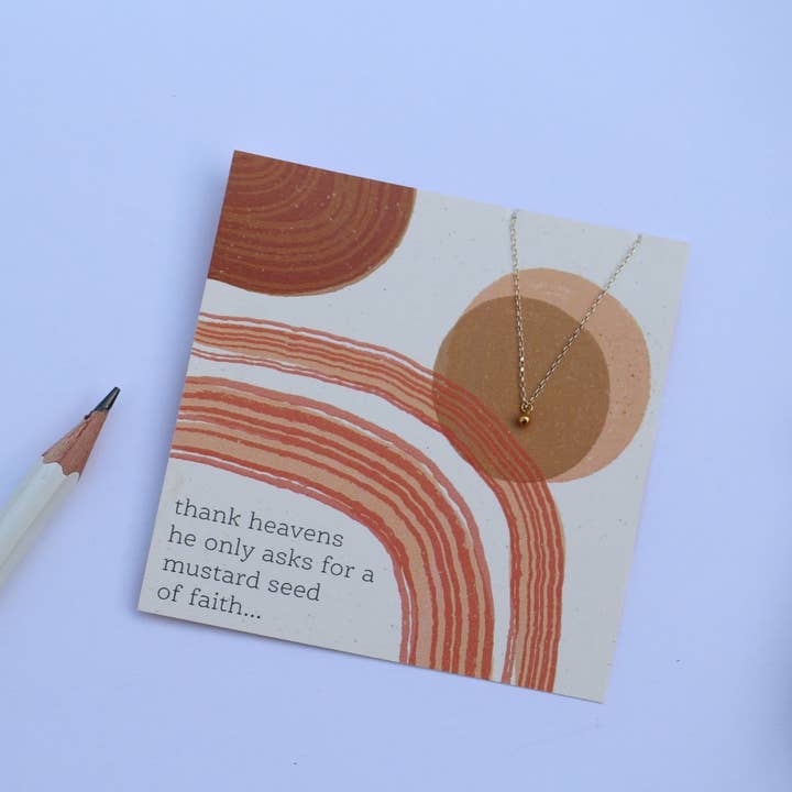 Every Little Seed - Wholesale Pendant/Charm Necklace - Mustard Seed Necklace