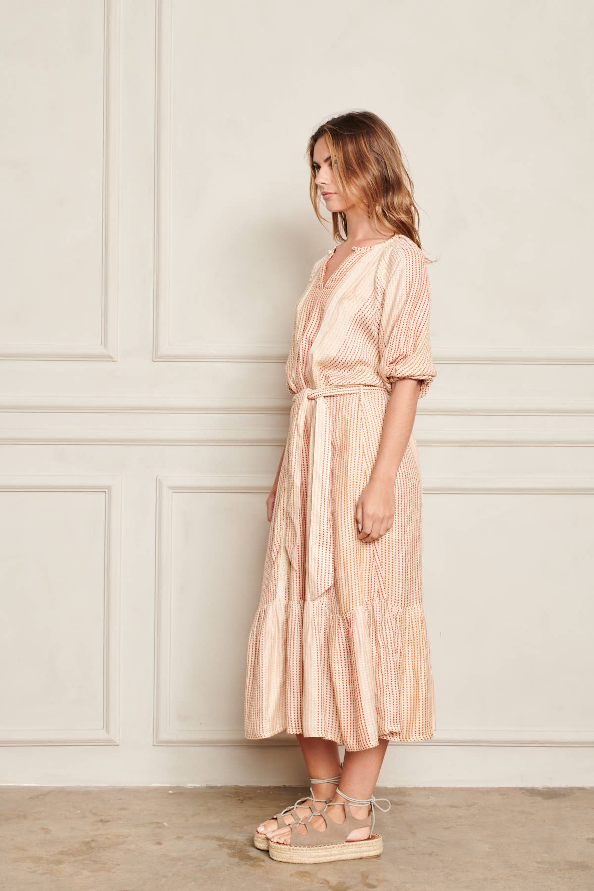 PASTEL SUNSET RACHEL DRESS for wholesale on Faire4