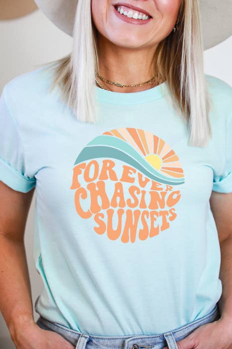 Wildberry Waves - Wholesale Screen Printed T-Shirt - Women's - Forever Chasing Tee0