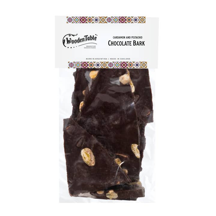 Wooden Table Baking Company – Großhandel Schokoriegel – Kardamon Pistazie Dunkle Schokoladenrinde3