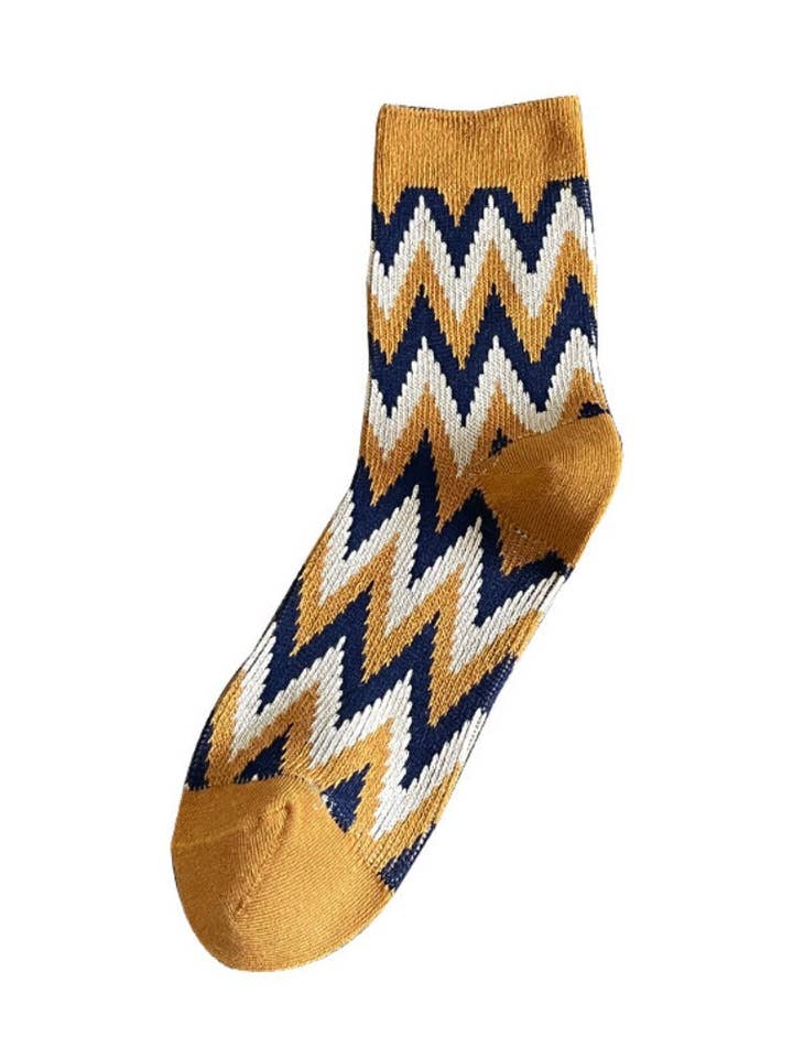 Funkyrel® Atzbranding Limited - Wholesale Socks - Women's - Rufia - Vintage Fashion Thick Mid-Calf Socks5