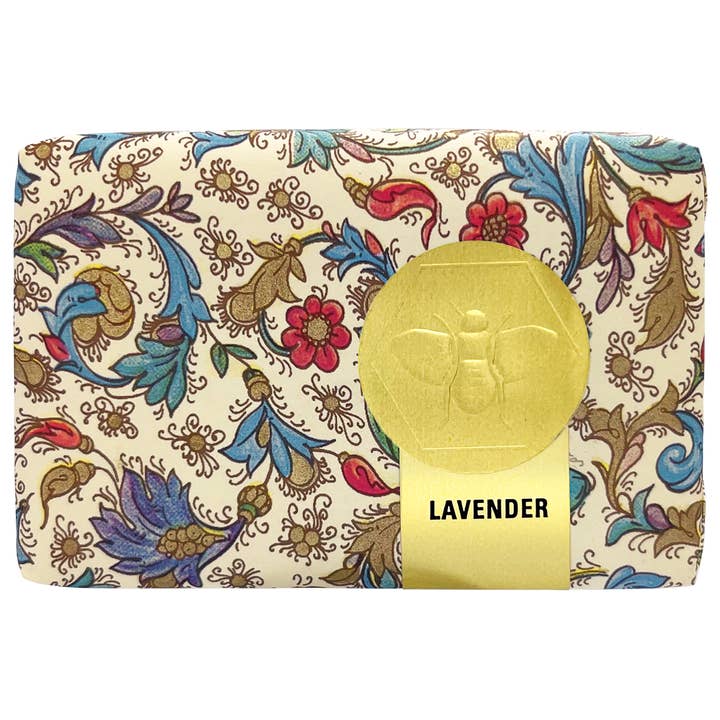 Honey House Naturals - Wholesale Bar Soap - Florentine Paper Wrapped Soap - 3.5 oz3