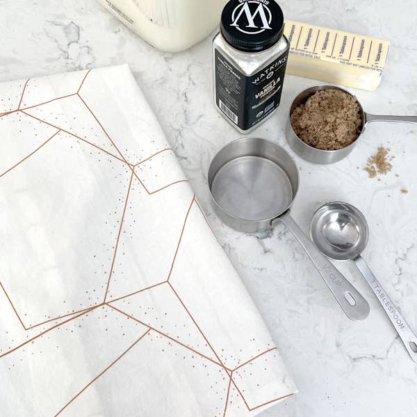 Celestial Tea Towel | 100% Cotton | 27 x 27 | Hang Loop for wholesale by Second Nature Studio